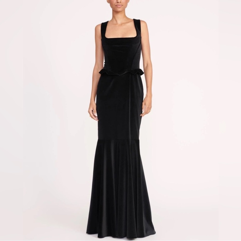 STAUD Black Maxi Dress